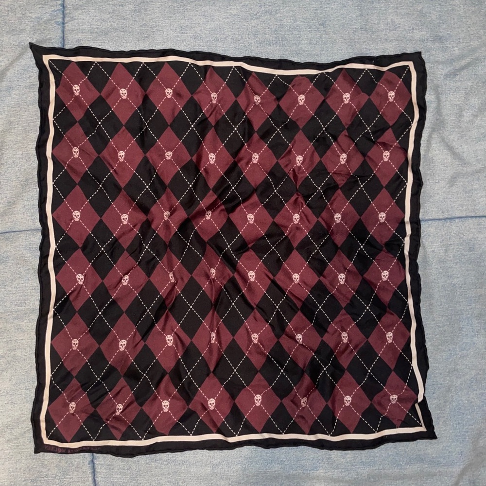 Alexander McQueen silk Bandana scarf